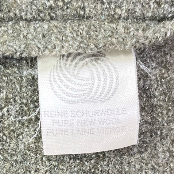 Vintage Mens Cardigan Alphorn Trachtenmode Von Alder Worsted Wool Green Size 52 - Picture 12 of 16